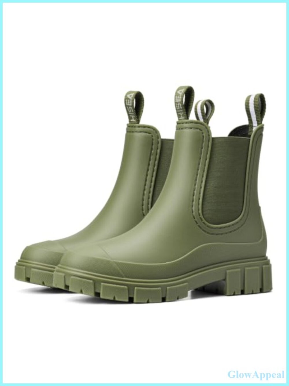 Waterproof Chelsea Ankle Rain Boots Slip-On Garden Boots
